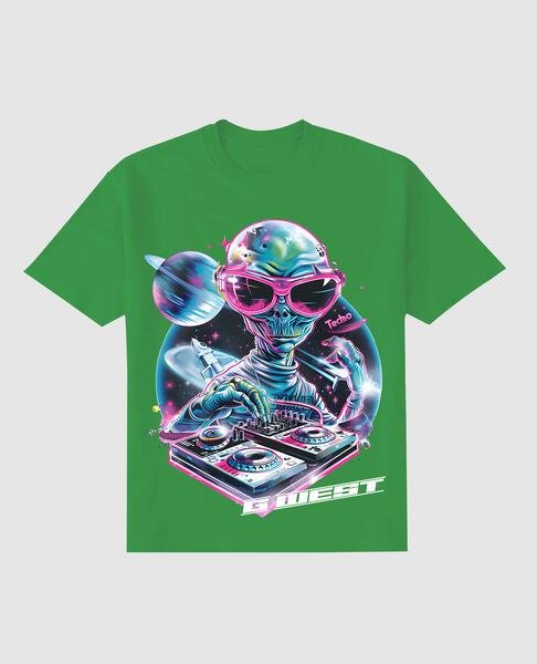 G West Kids Techno Dj Tshirt Mens G West