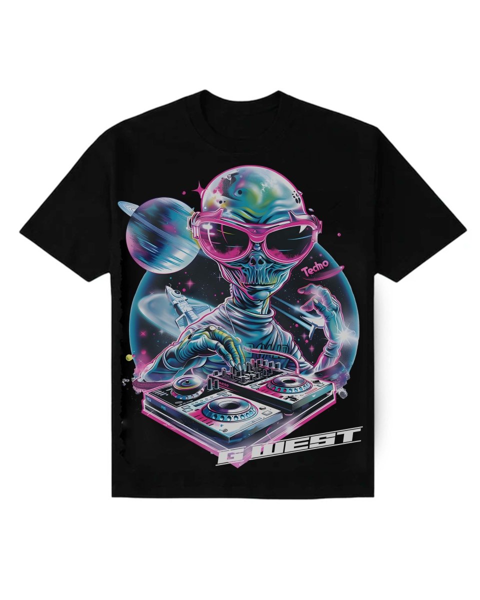 G West Kids Techno Dj Tshirt Mens G West