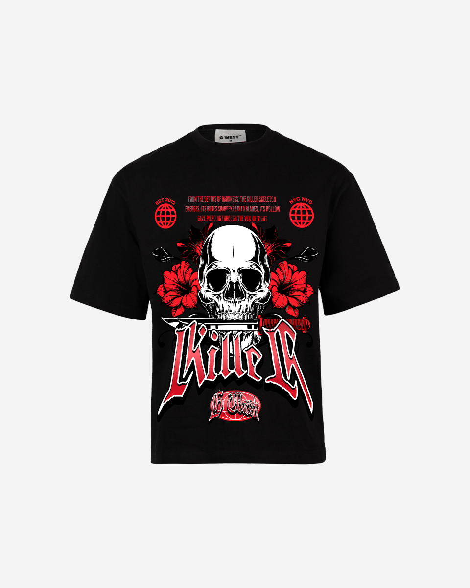 G WEST KILLER OVEERSIZED T-Shirt Mens G West