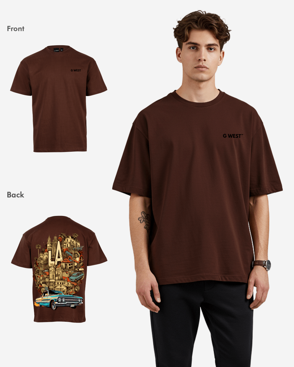 G West La Culture Oversized T Shirt Mens G West
