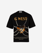 G WEST Locked in Love Oversized T-Shirt Mens G West