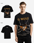 G WEST Locked in Love Oversized T-Shirt Mens G West