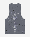 G  WEST LOGO ARMY GREY SPLATTRE GREY TANKS G West