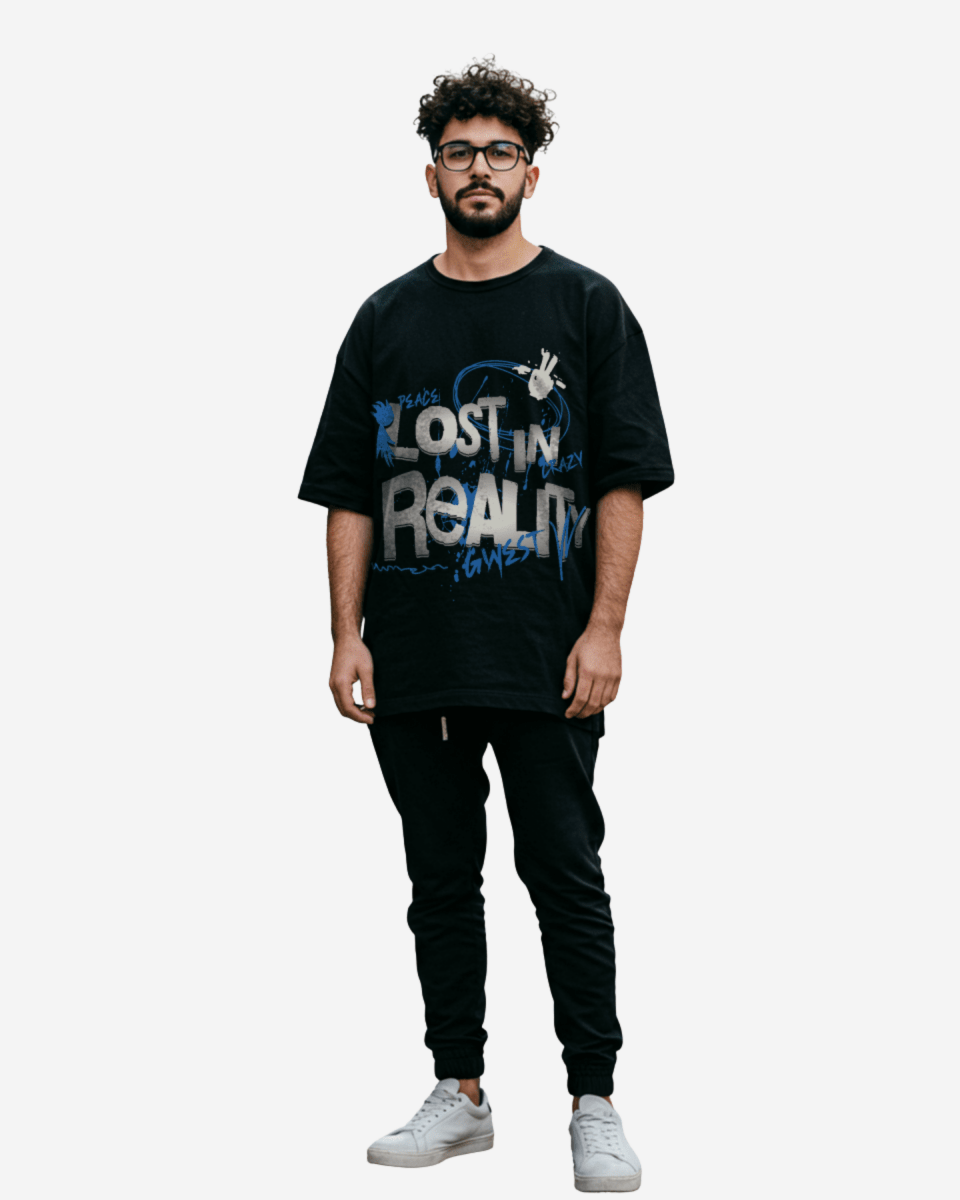 Camiseta extragrande para hombre G West Lost In Reality
