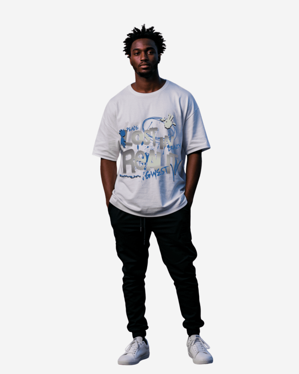 Camiseta extragrande para hombre G West Lost In Reality