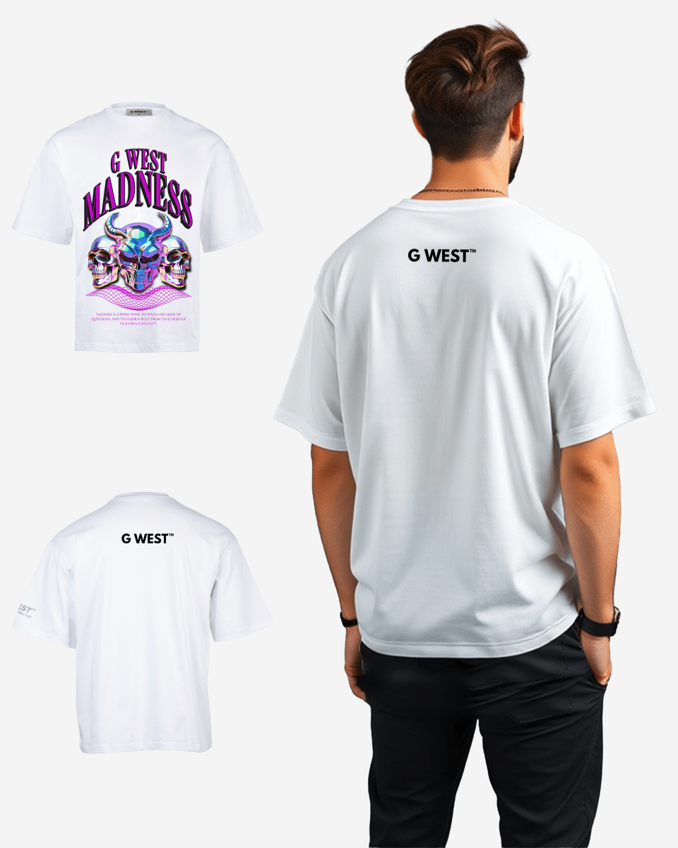 G WEST Madness Oversized T-Shirt Mens G West