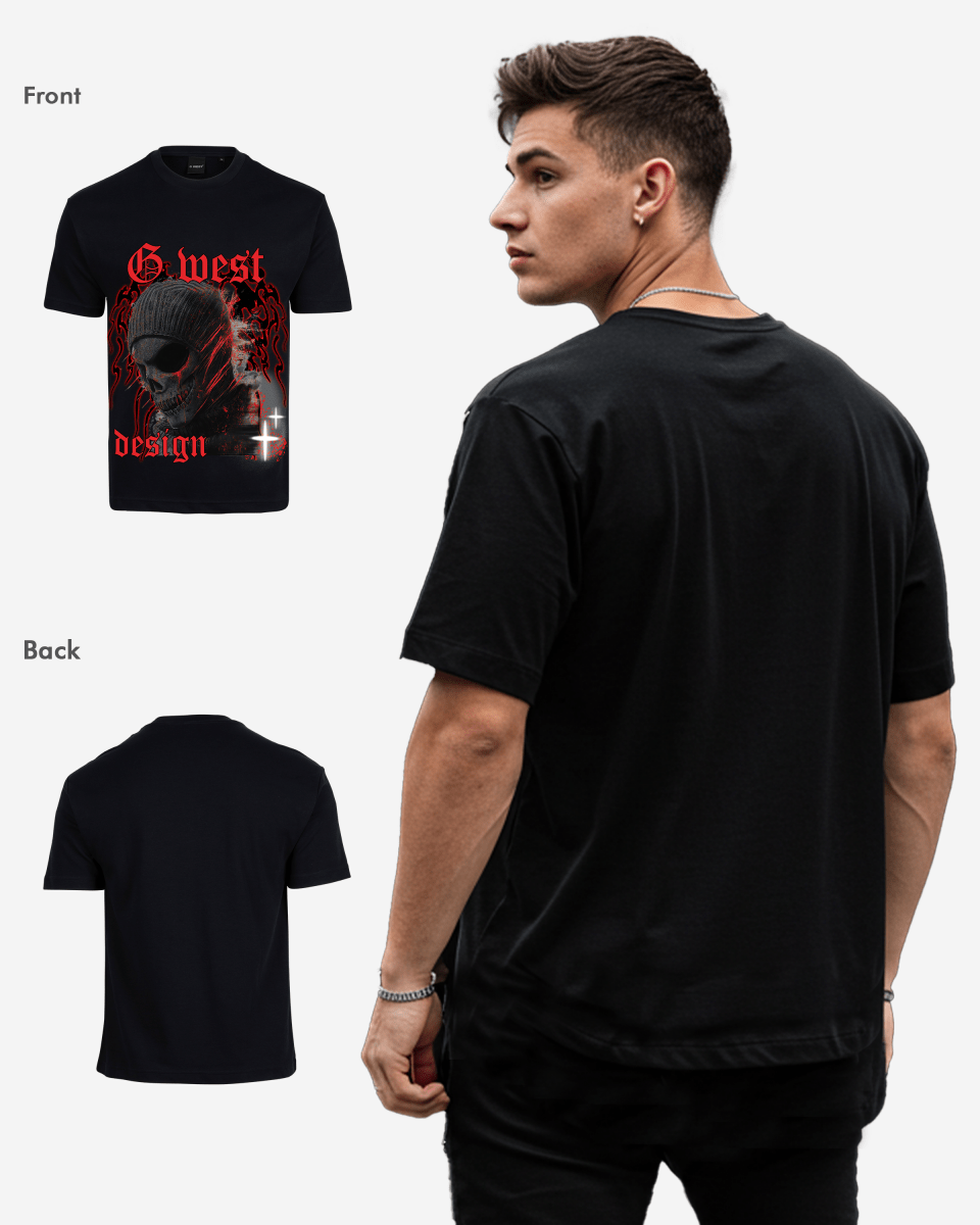 G WEST MASK 3.0 Oversized T-Shirt Mens G West