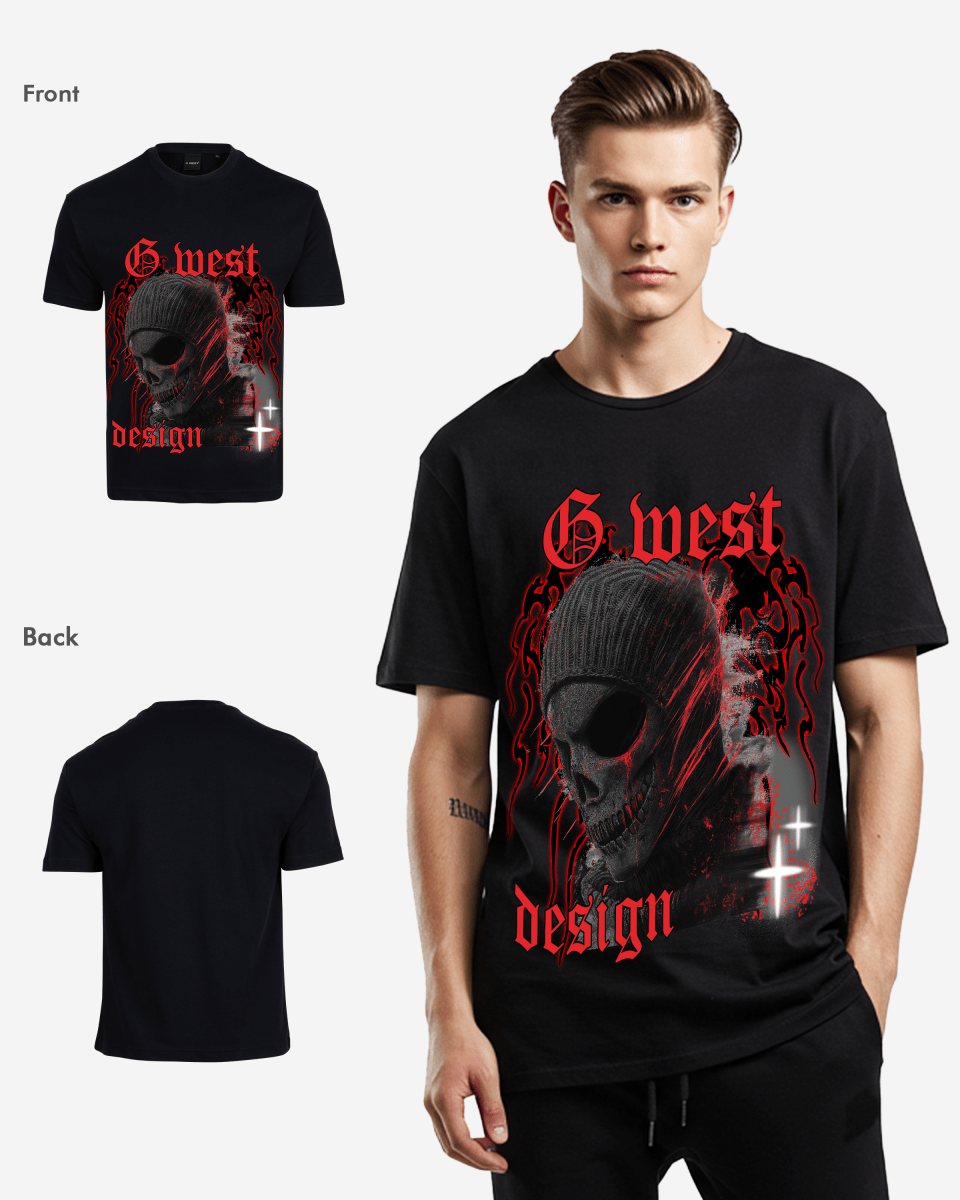 G WEST MASK 3.0 Oversized T-Shirt Mens G West