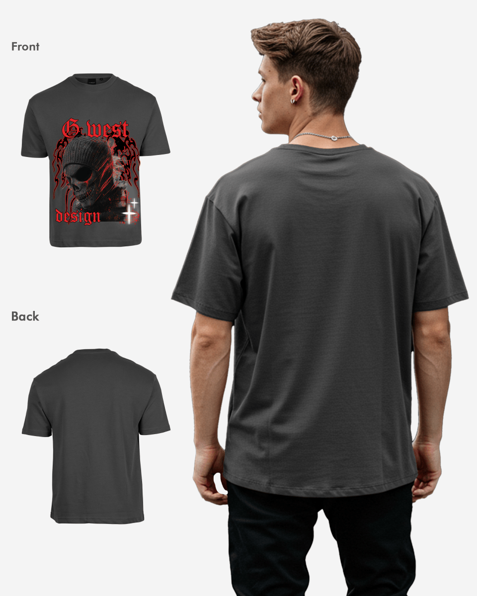 G WEST MASK 3.0 Oversized T-Shirt Mens G West