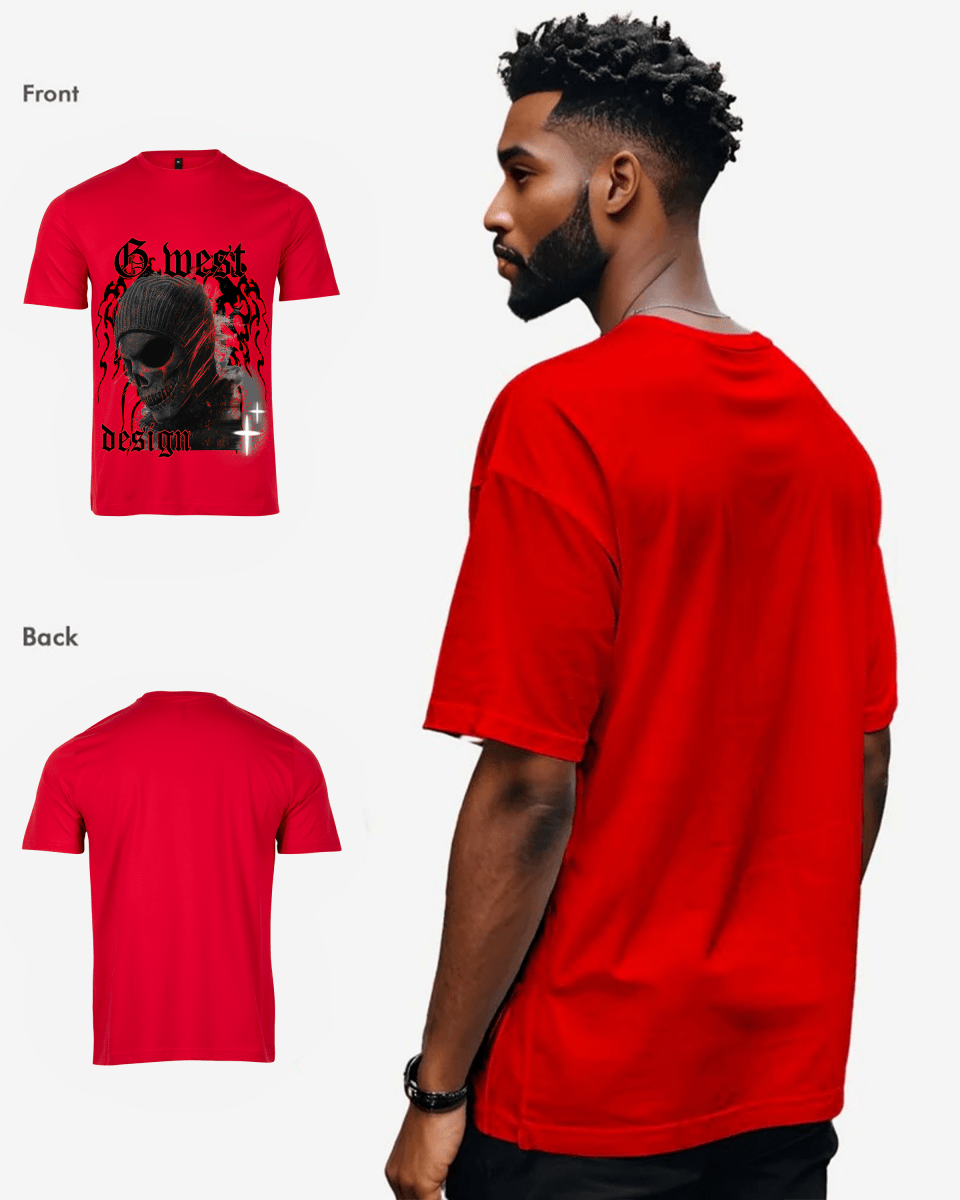 G WEST MASK 3.0 Oversized T-Shirt Mens G West