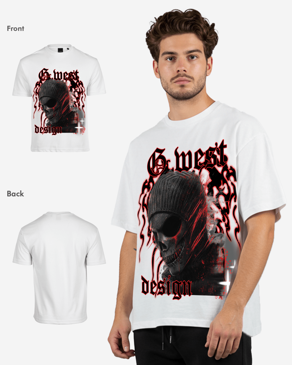 G WEST MASK 3.0 Oversized T-Shirt Mens G West