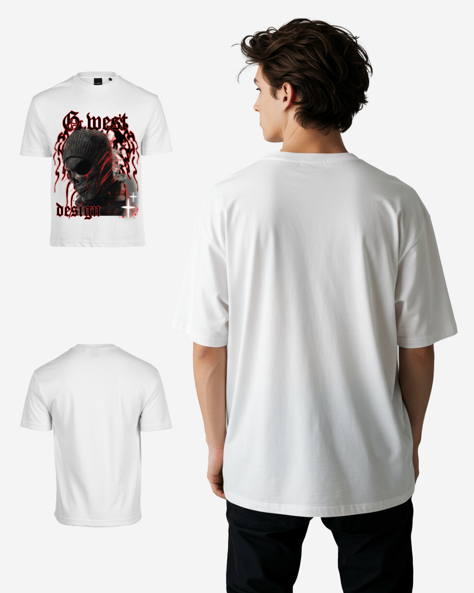G WEST MASK 3.0 Oversized T-Shirt Mens G West
