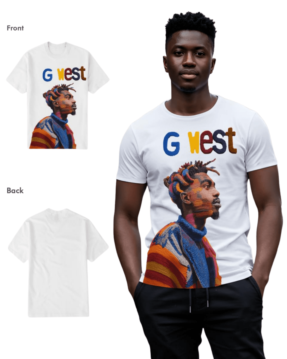 G West Mens African Men Tee G West