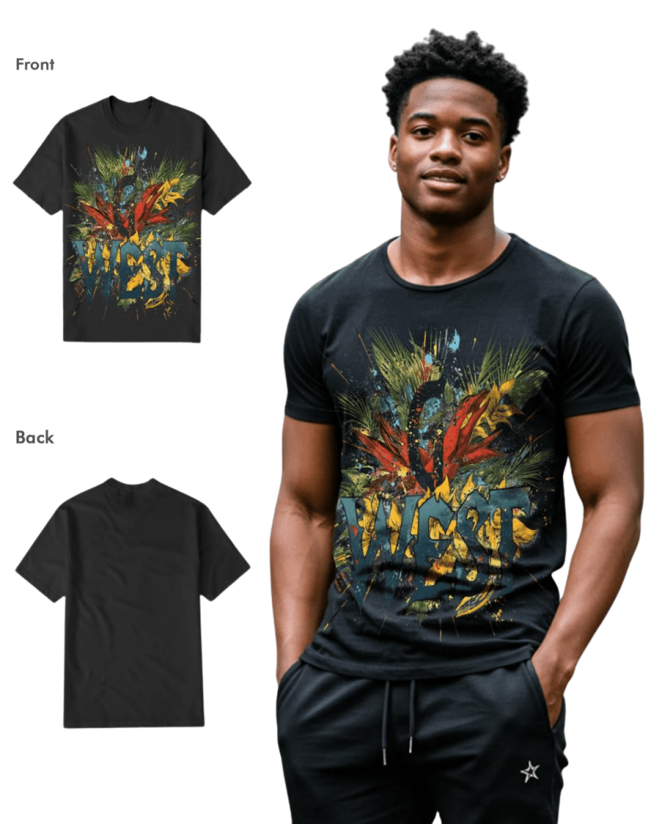 G West Mens Cali Vibes Tee G West