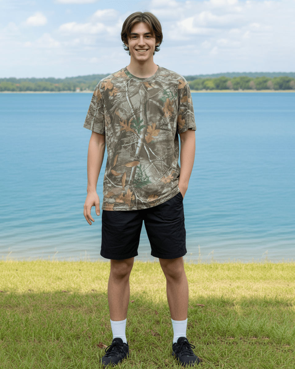 G West Men's Camo T-Shirt G West