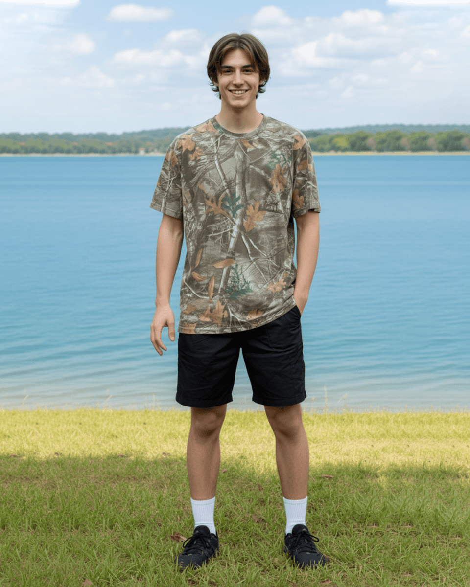 Camiseta de camuflaje G West para hombre