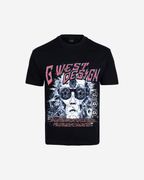 G West Mens  Chasing Dreams Premium Oversized Tee Front And Back Print G West