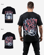 G West Mens  Chasing Dreams Premium Oversized Tee Front And Back Print G West