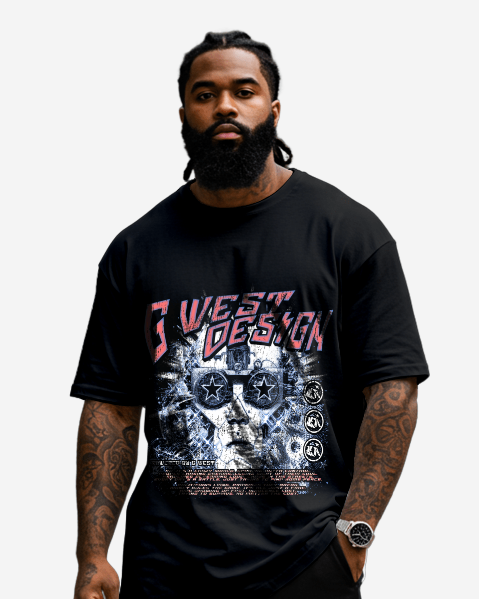 G WEST MENS CHASING DREAMS TEE Big and Tall G West