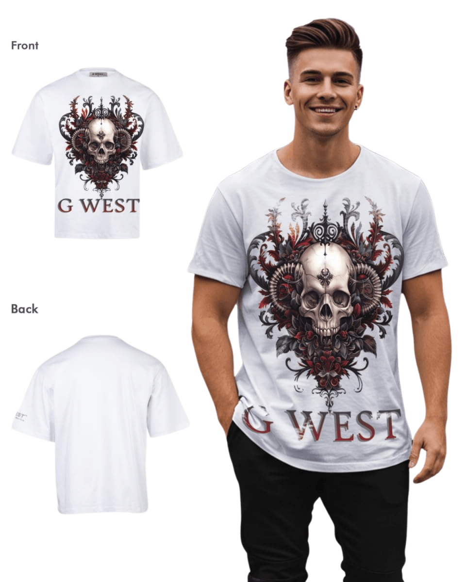 G West Mens Dead Devil Oversized Tee G West