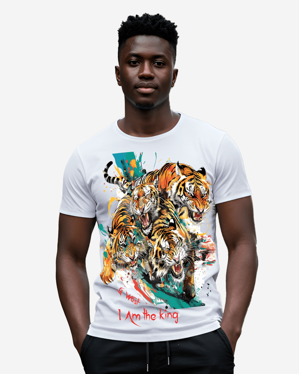 G West Mens I' Am The King Tee G West
