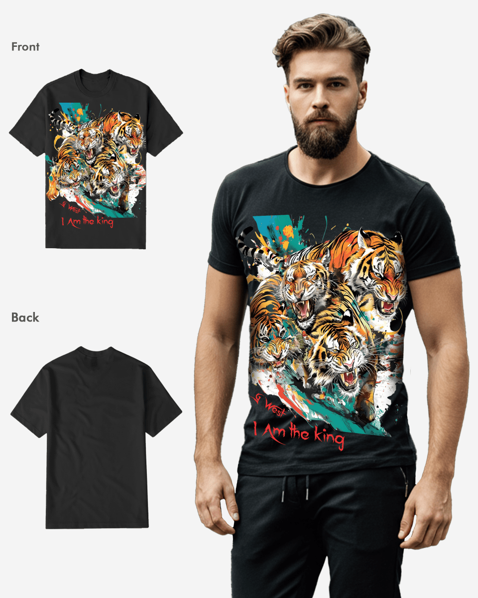 G West Mens I' Am The King Tee G West