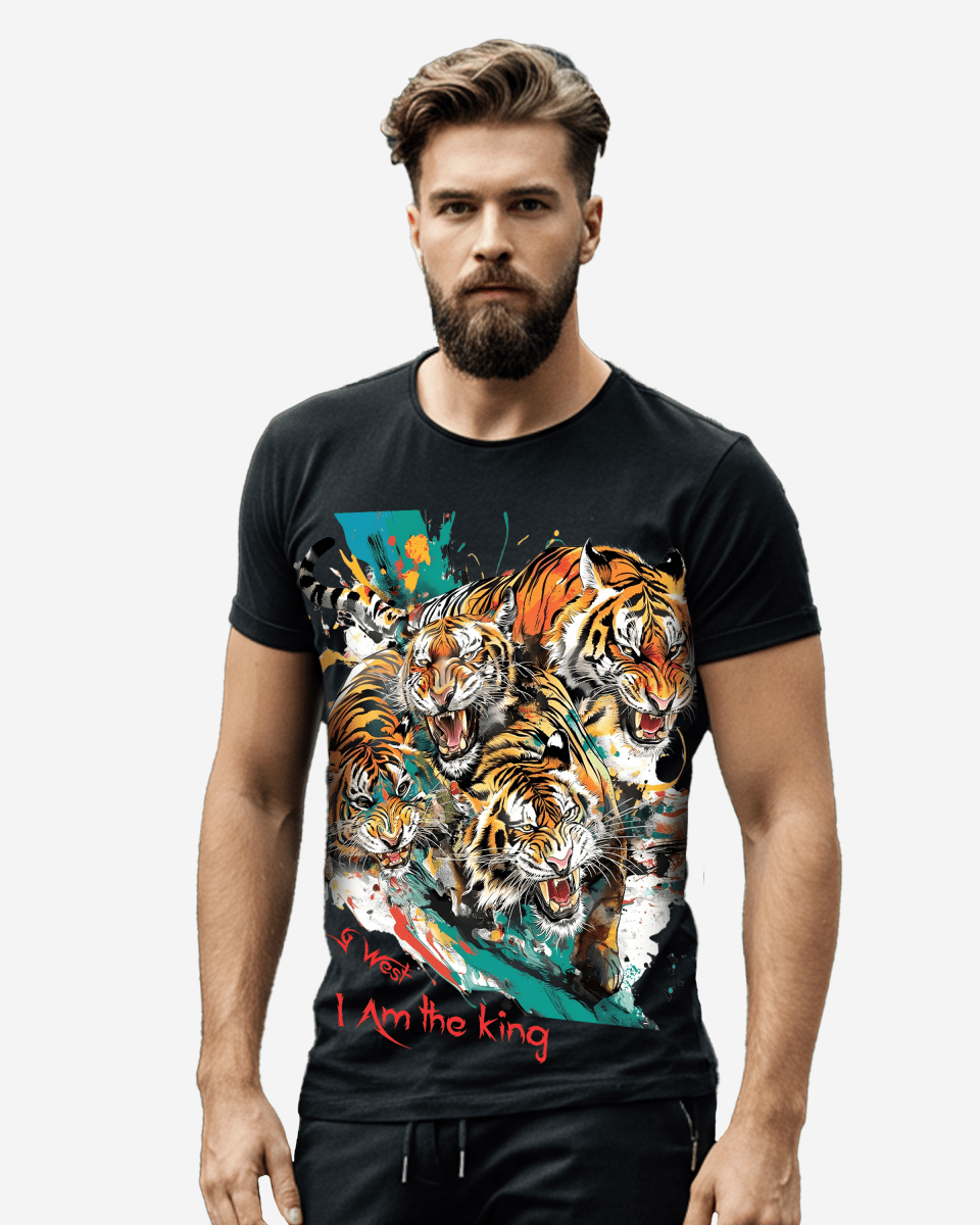 G West Mens I' Am The King Tee G West