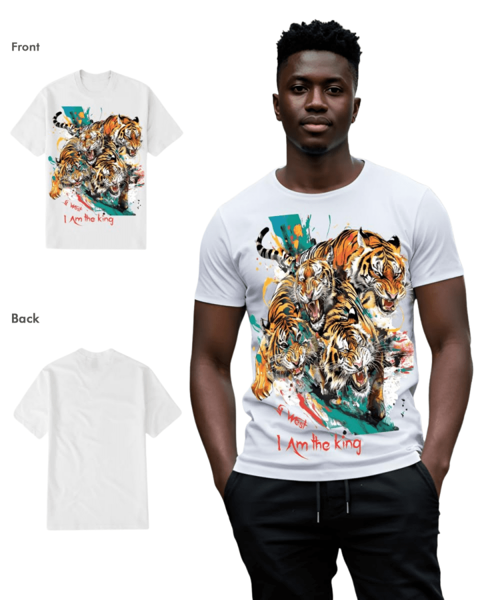 G West Mens I' Am The King Tee G West