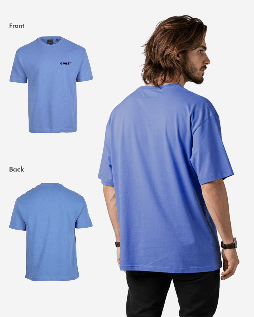 G West Mens  Logo Keep Dry Oversized Tee G West