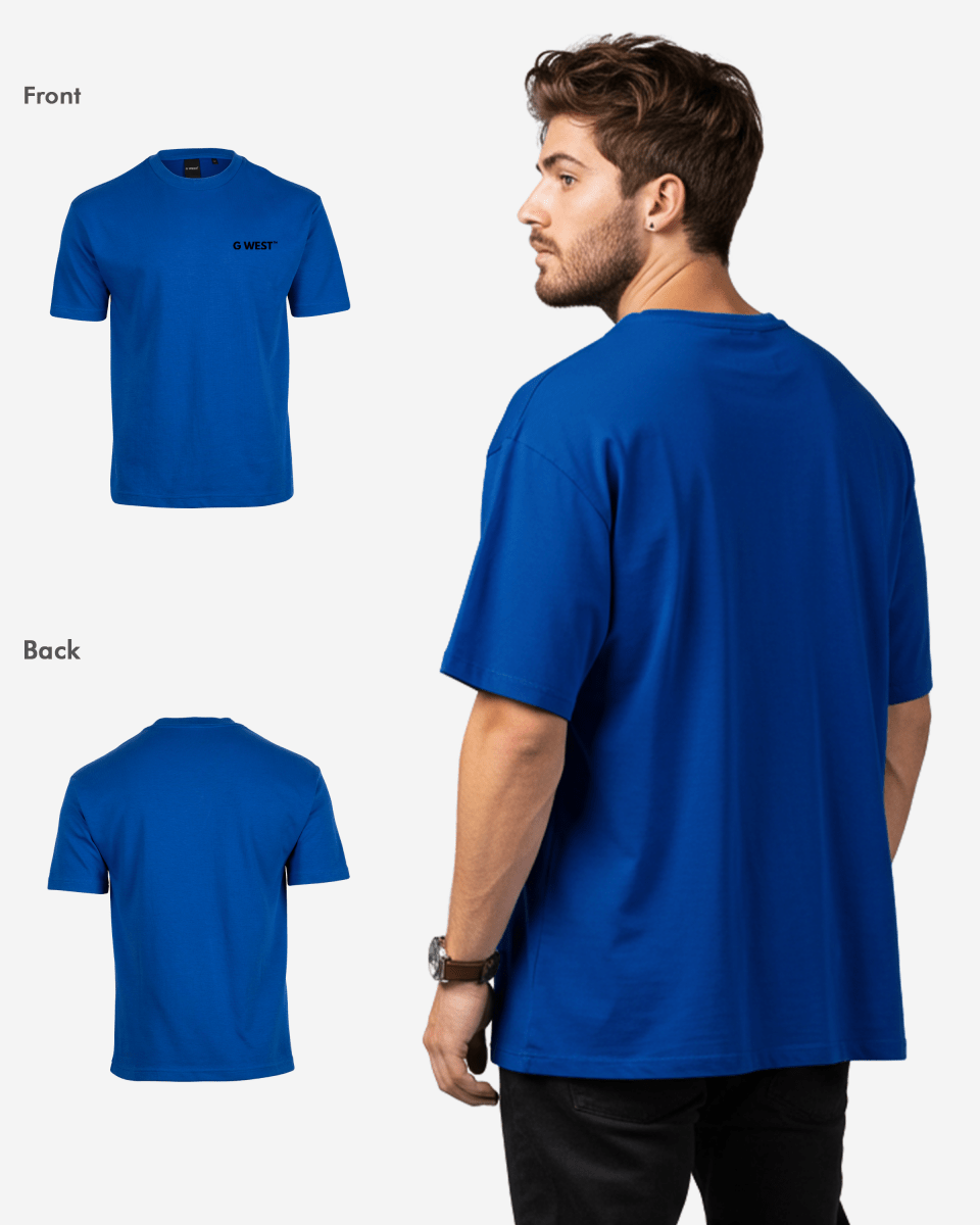 G West Mens  Logo Keep Dry Oversized Tee G West
