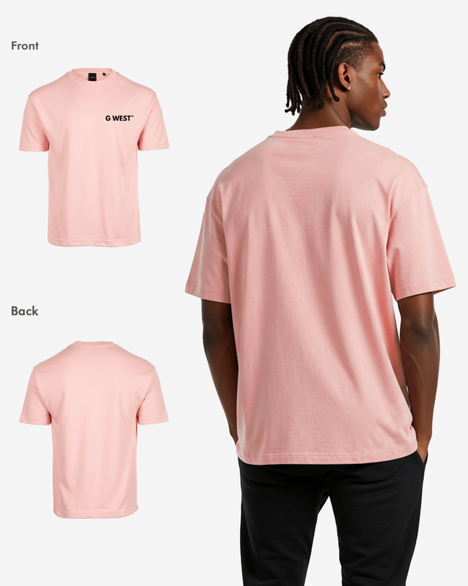 G West Mens  Logo Keep Dry Oversized Tee G West