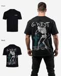 G West Mens Oversized Colors Of Life Tee G West