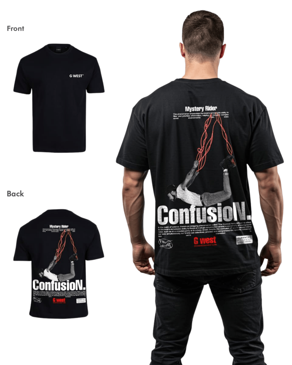 G West Mens Oversized Confusion Tee G West