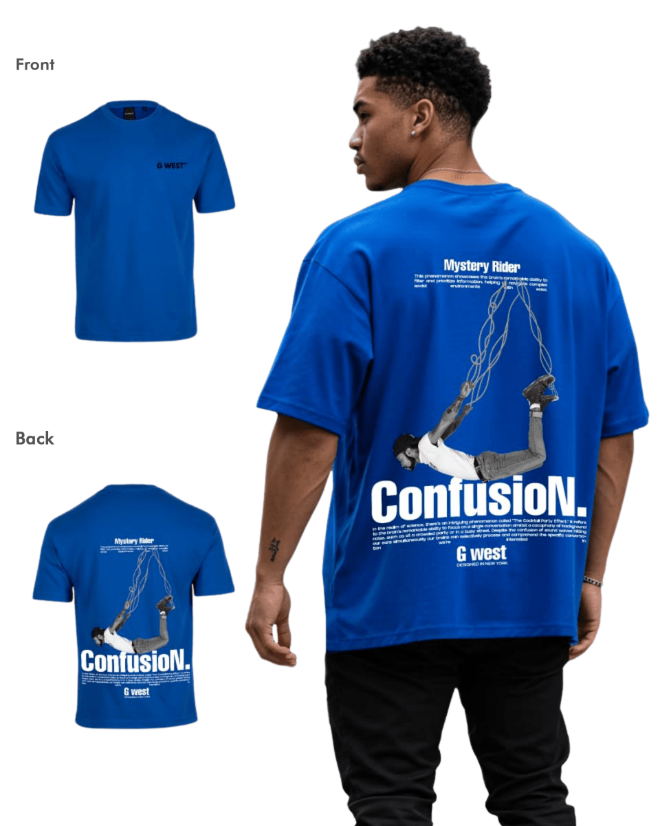 G West Mens Oversized Confusion Tee G West