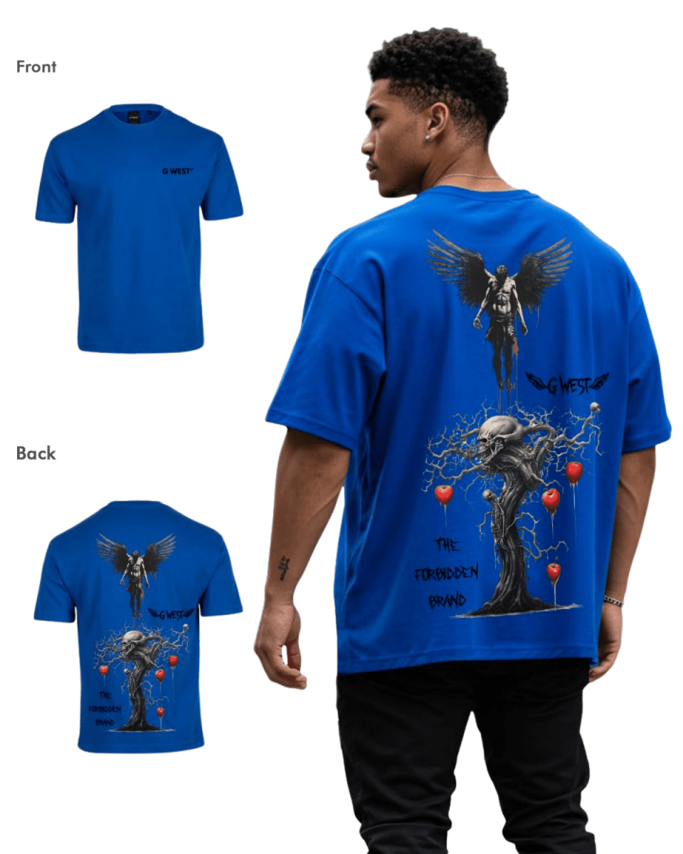 G West Mens Oversized Forbidden Brand Tee G West