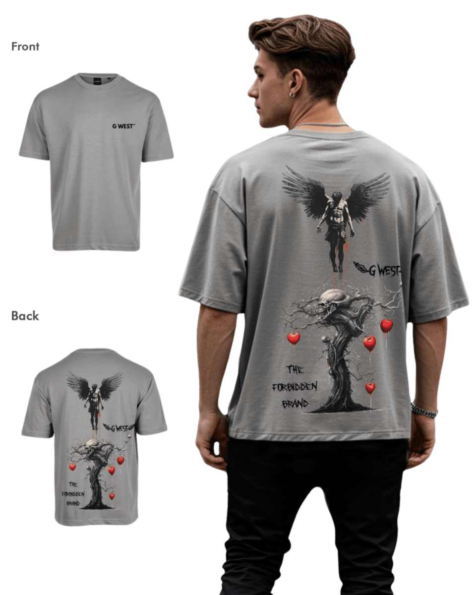 G West Mens Oversized Forbidden Brand Tee G West