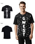G West Mens Oversized Splatter Tee G West