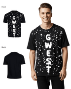 G West Mens Oversized Splatter Tee G West