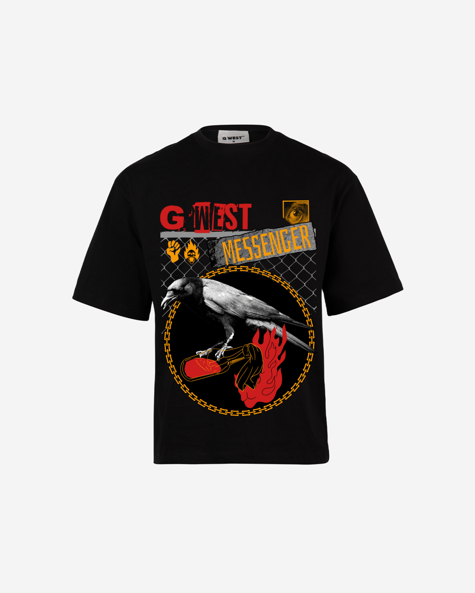 G WEST MESSENGER OVERSIZED T-Shirt Mens G West