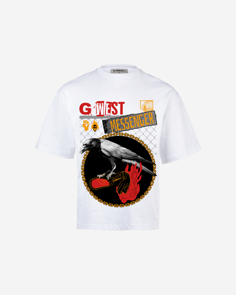 G WEST MESSENGER OVERSIZED T-Shirt Mens G West