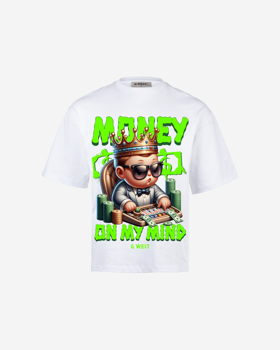 G WEST MONEY ON MY MIND OVERSIZED T-Shirt Mens G West