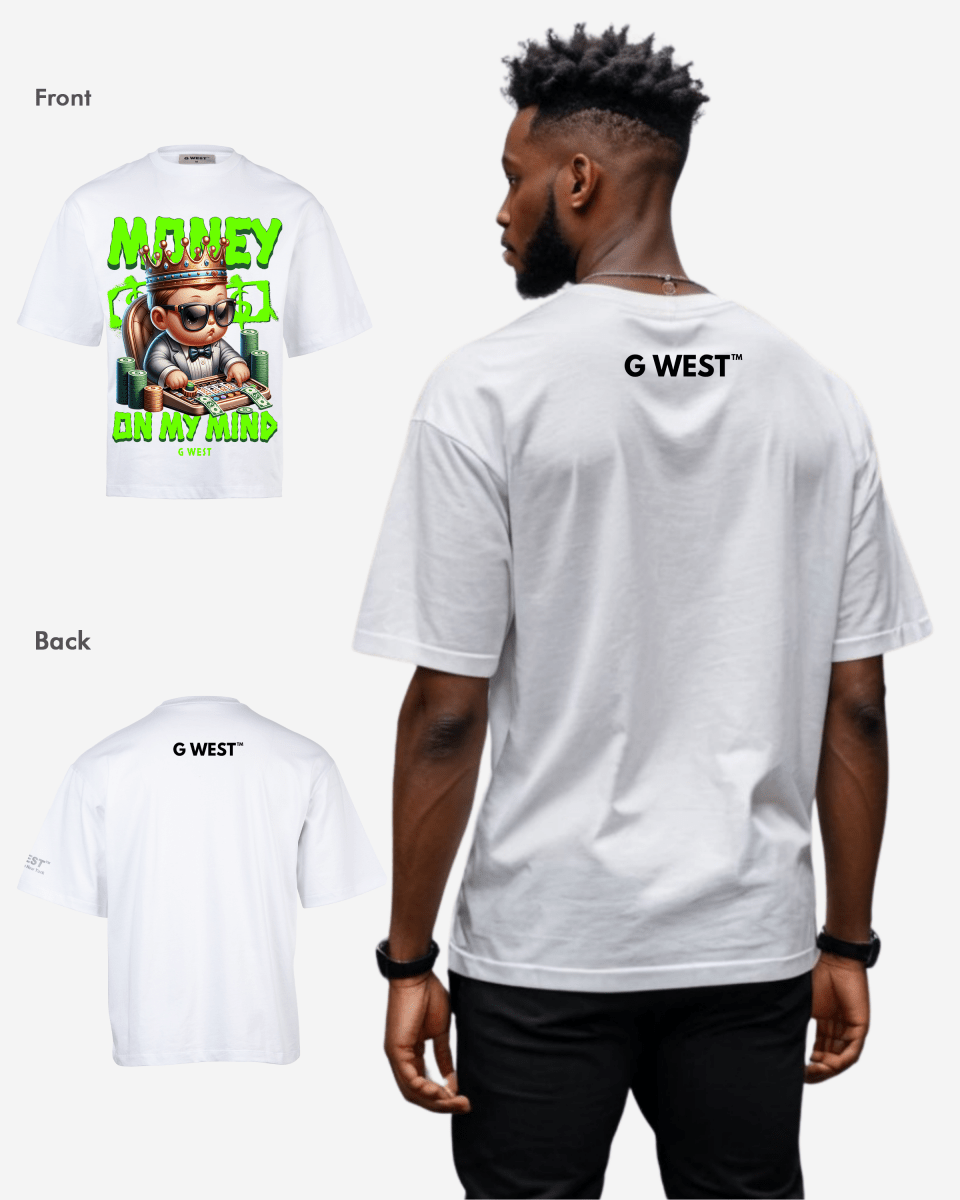 G WEST MONEY ON MY MIND OVERSIZED T-Shirt Mens G West