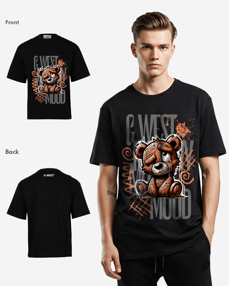 G WEST MOOODY MOOD OVERSIZED T-Shirt Mens G West