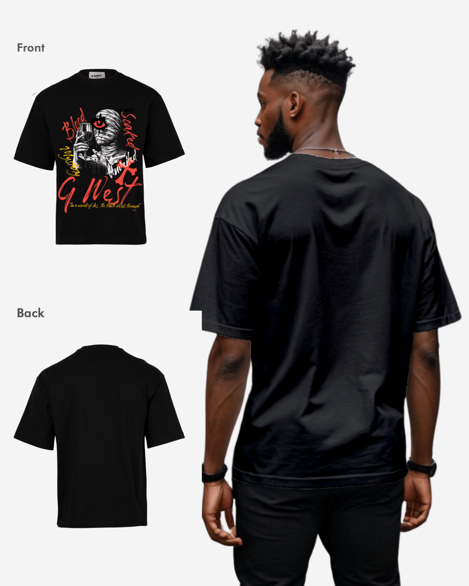 G West Mystery Unveiled Oversized T-Shirt Mens G West