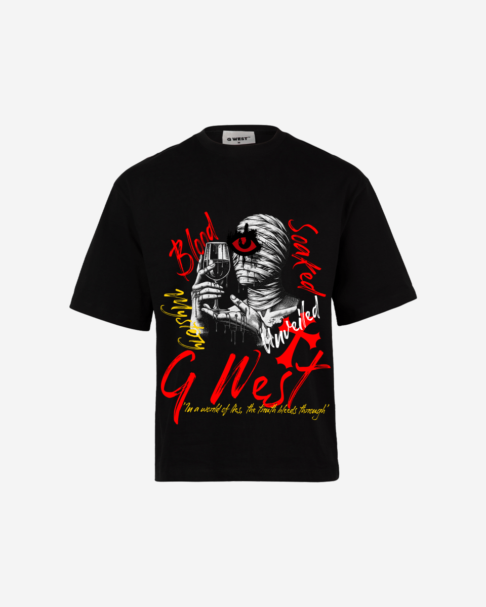 G West Mystery Unveiled Oversized Tee G West