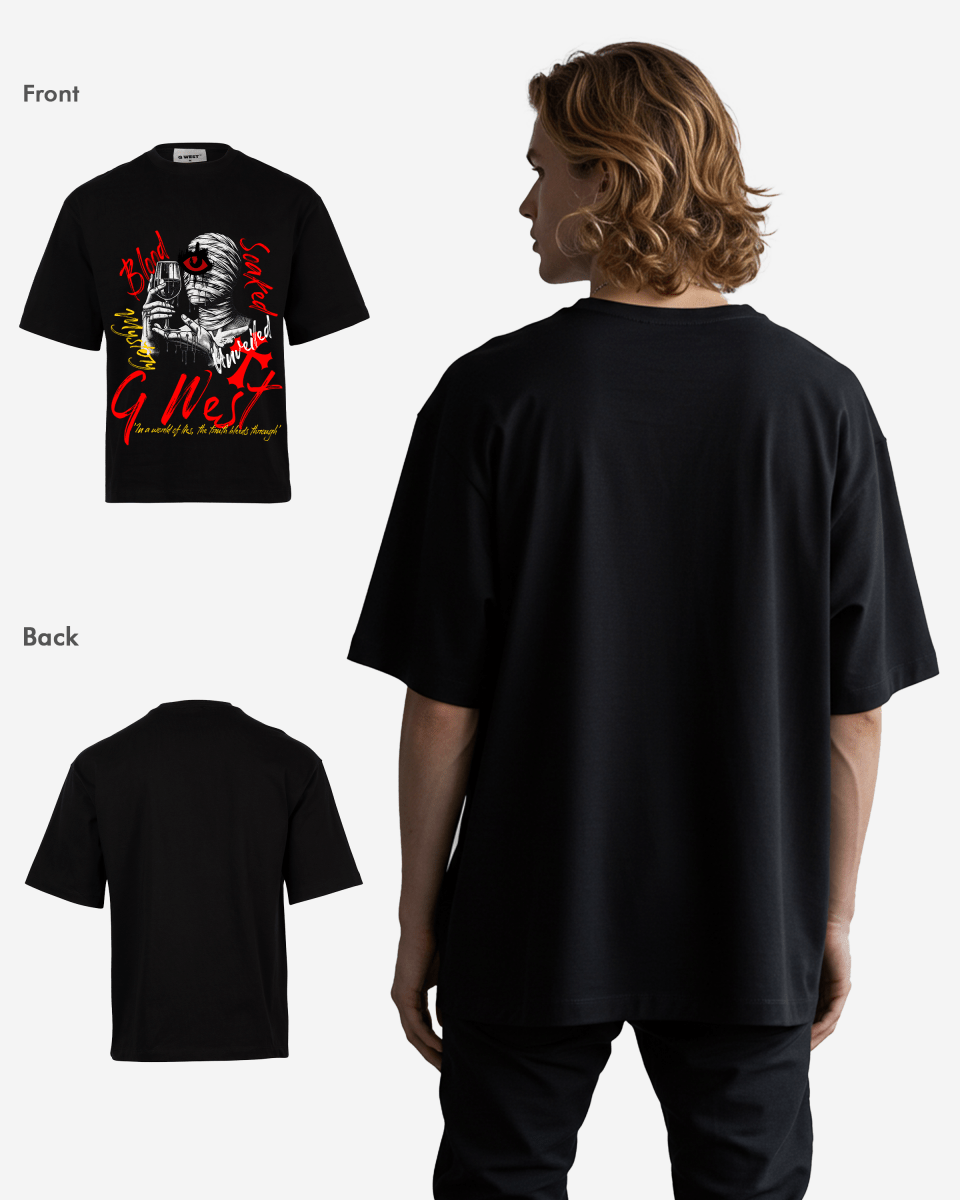 G West Mystery Unveiled Oversized Tee G West