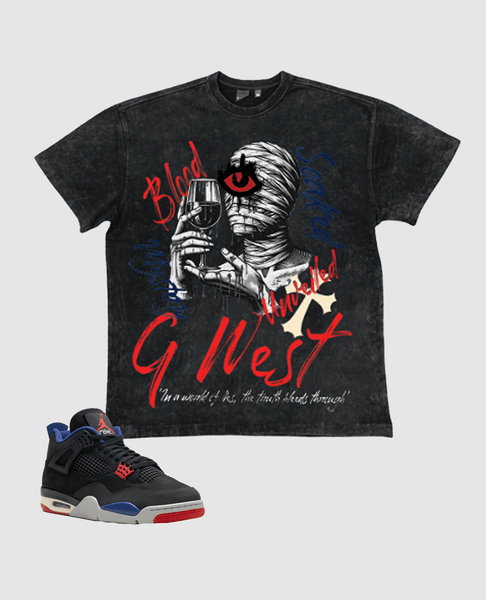 G West Mystery Unveiled T-Shirt Big and Tall Mens G West