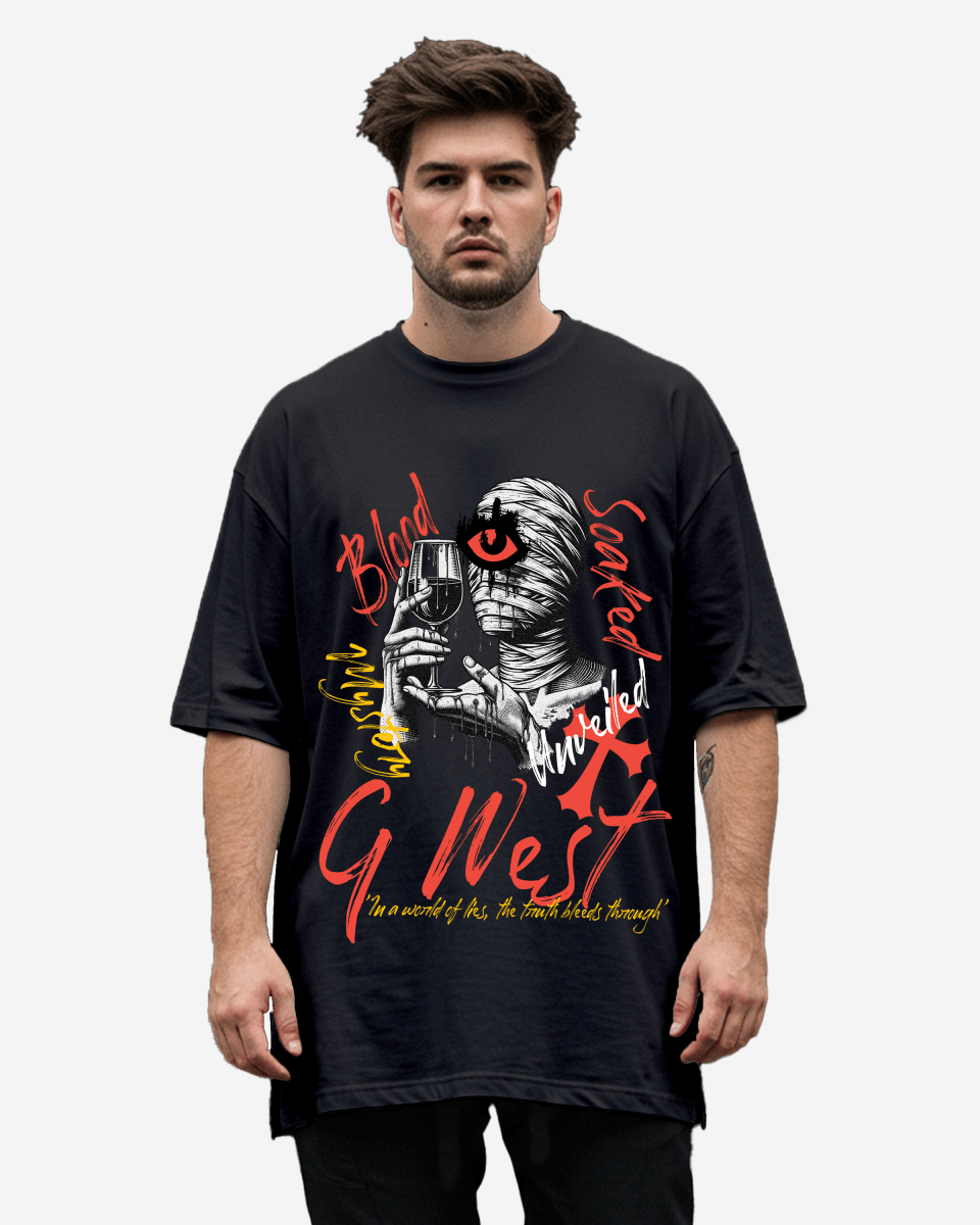 G West Mystery Unveiled T-Shirt Big and Tall Mens G West