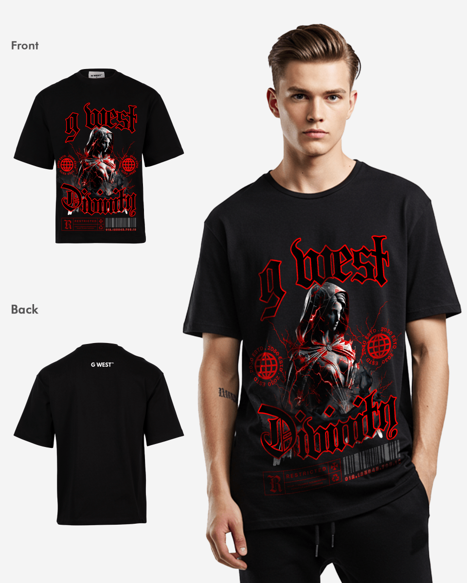 G WEST MYSTIC DIVINITY OVERSIZED T-Shirt Mens G West