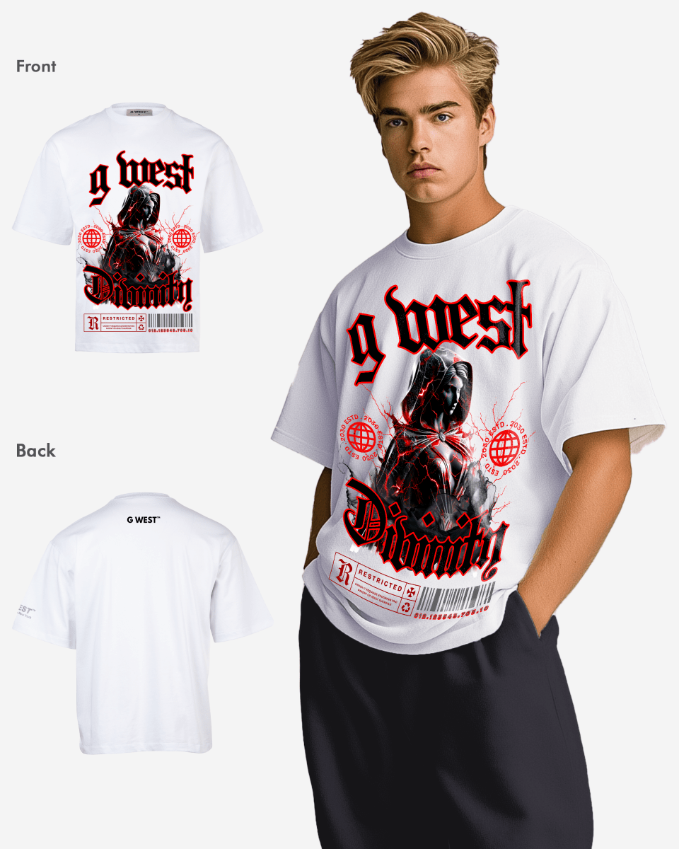 G WEST MYSTIC DIVINITY OVERSIZED T-Shirt Mens G West